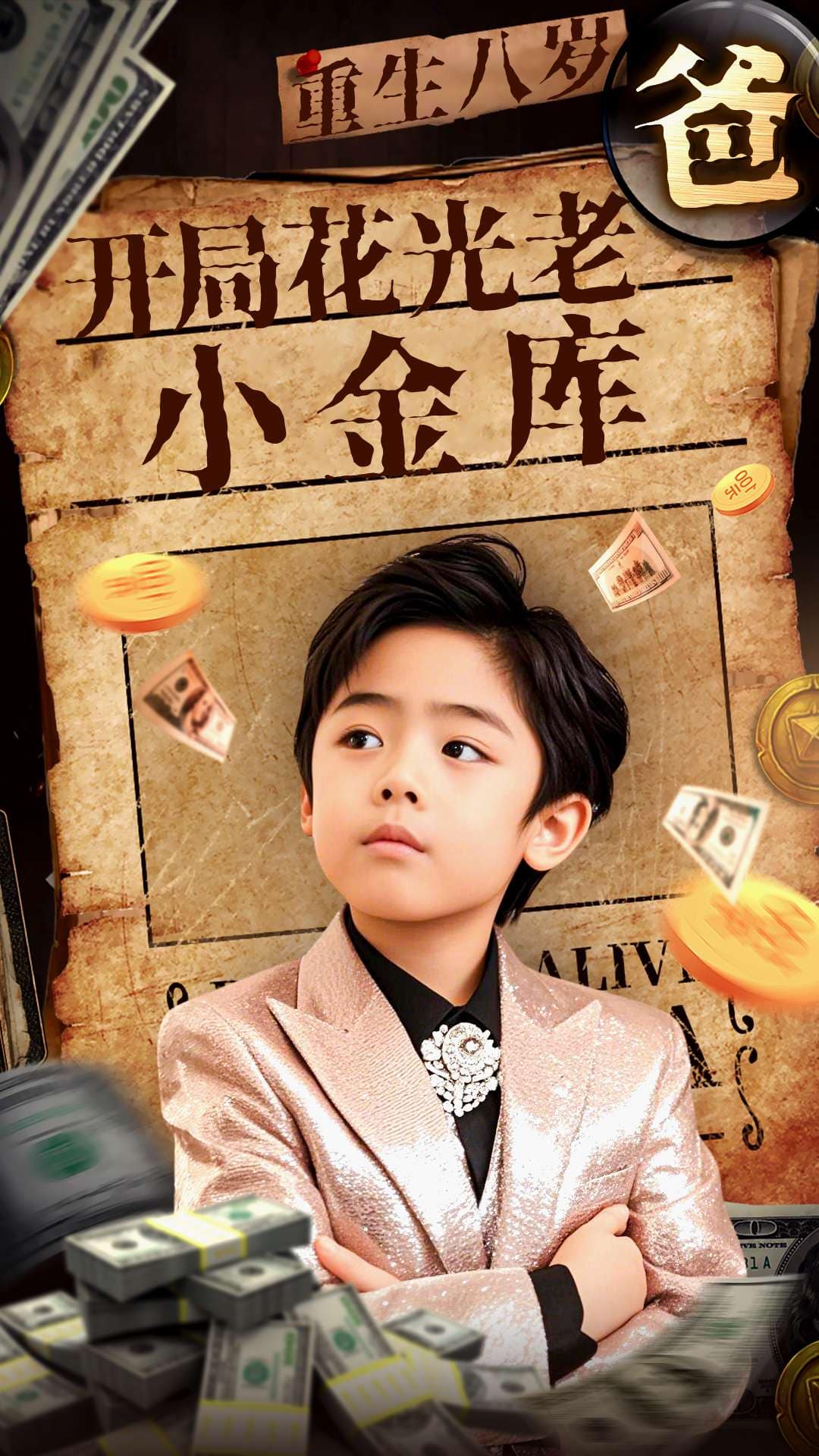 重生八歲，開局花光老爸小金庫(全集)